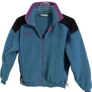Vintage 80’s Columbia fleece ski jacket size XL